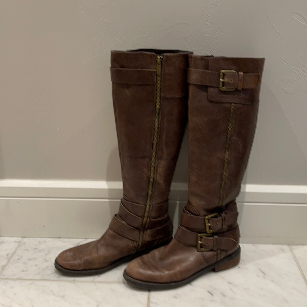 Enzo - brown leather boots